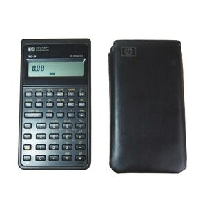 Hewlett Packard HP 10B‎ Business Calculator With Original Cover Tested Excellent